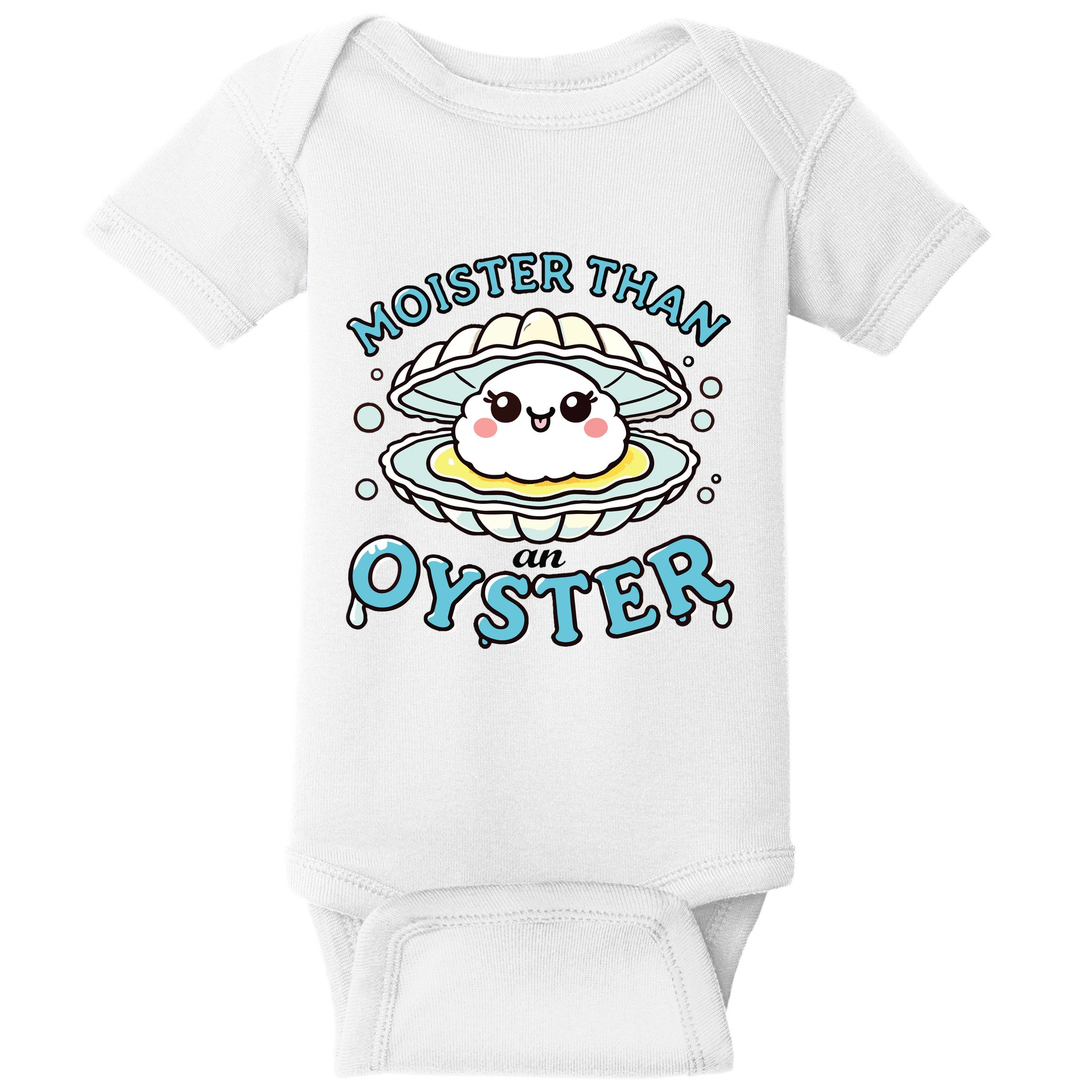 Funny Shucking Shellfish Seafood Baby Bodysuit
