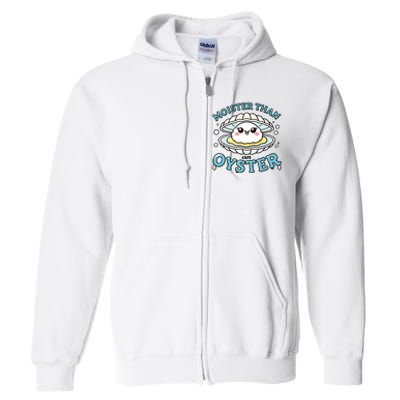 Funny Shucking Shellfish Seafood Full Zip Hoodie