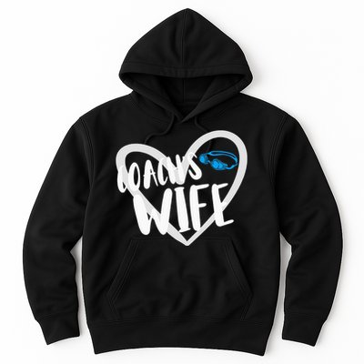 Funny Swimming Swim Team Coach's Wife Hoodie