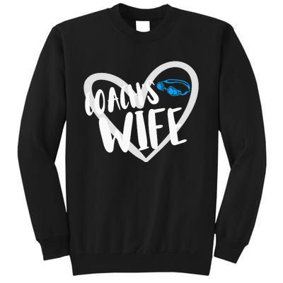 Funny Swimming Swim Team Coach's Wife Sweatshirt