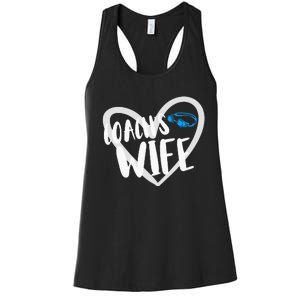 Funny Swimming Swim Team Coach's Wife Women's Racerback Tank