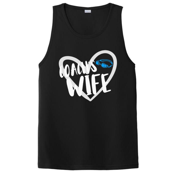 Funny Swimming Swim Team Coach's Wife PosiCharge Competitor Tank