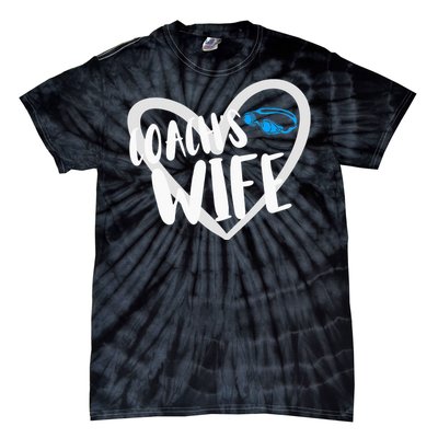 Funny Swimming Swim Team Coach's Wife Tie-Dye T-Shirt