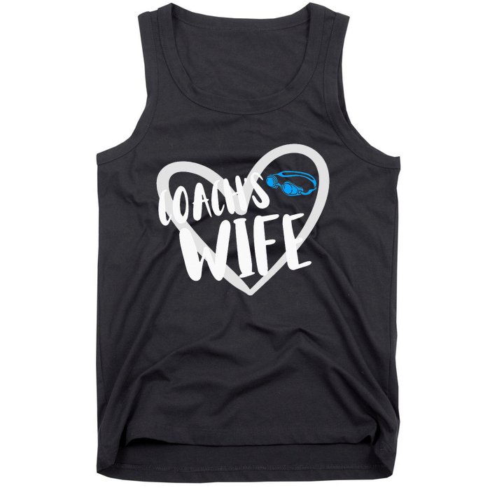 Funny Swimming Swim Team Coach's Wife Tank Top