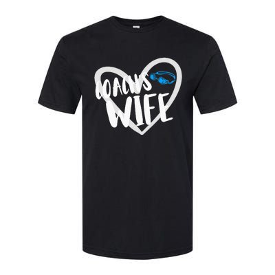 Funny Swimming Swim Team Coach's Wife Softstyle CVC T-Shirt