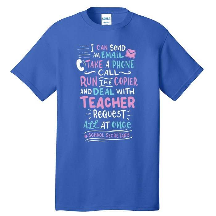 Funny School Secretary Gift Tall T-Shirt