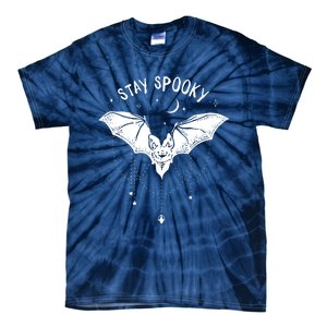 Funny Stay Spooky Cute Vampire Bat Halloween Tie-Dye T-Shirt