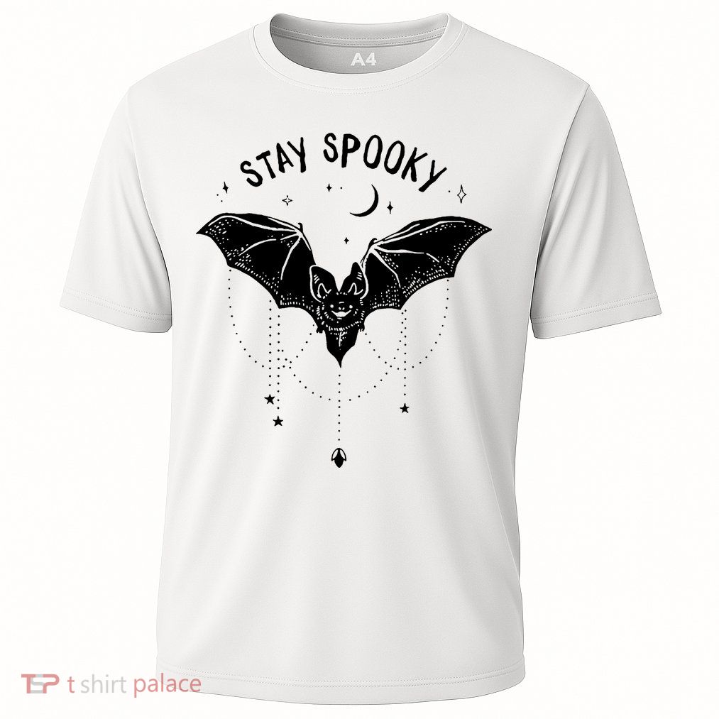 Funny Stay Spooky Cute Vampire Bat Halloween Performance Shirt