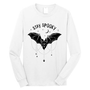 Funny Stay Spooky Cute Vampire Bat Halloween Long Sleeve Shirt