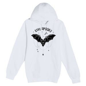 Funny Stay Spooky Cute Vampire Bat Halloween Premium Pullover Hoodie