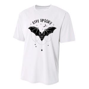 Funny Stay Spooky Cute Vampire Bat Halloween Performance Sprint T-Shirt