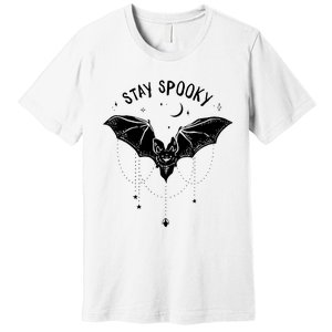 Funny Stay Spooky Cute Vampire Bat Halloween Premium T-Shirt