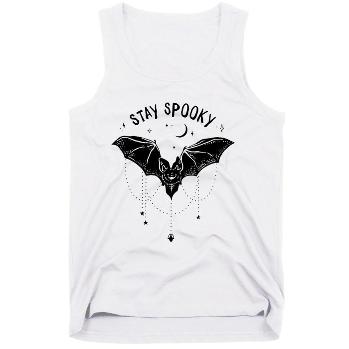 Funny Stay Spooky Cute Vampire Bat Halloween Tank Top