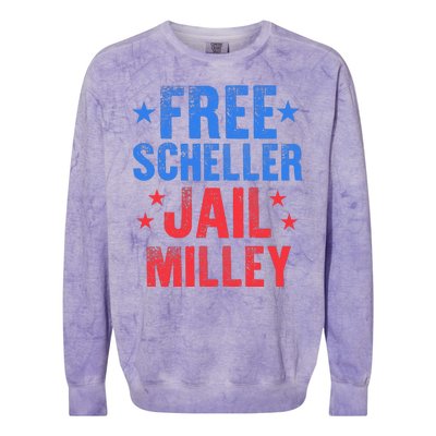 Free Stuart Scheller Jail Milley Colorblast Crewneck Sweatshirt