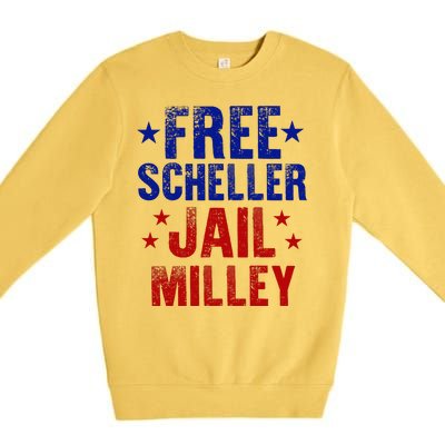 Free Stuart Scheller Jail Milley Premium Crewneck Sweatshirt