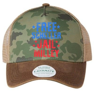 Free Stuart Scheller Jail Milley Legacy Tie Dye Trucker Hat