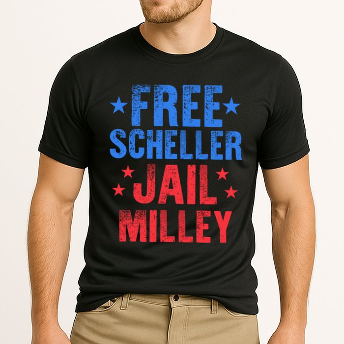 Free Stuart Scheller Jail Milley Cooling Performance Crew T-Shirt