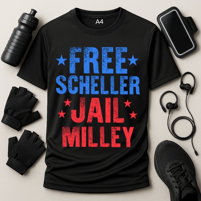 Free Stuart Scheller Jail Milley Cooling Performance Crew T-Shirt