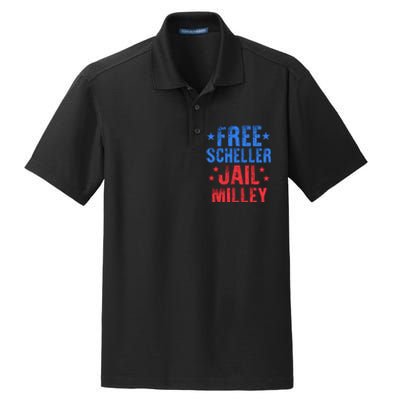 Free Stuart Scheller Jail Milley Dry Zone Grid Polo