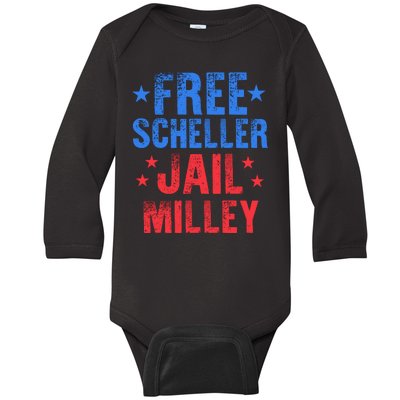 Free Stuart Scheller Jail Milley Baby Long Sleeve Bodysuit