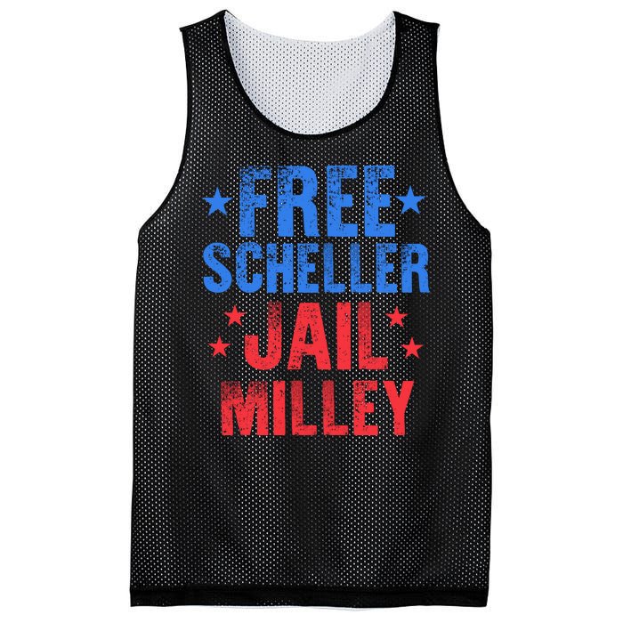 Free Stuart Scheller Jail Milley Mesh Reversible Basketball Jersey Tank