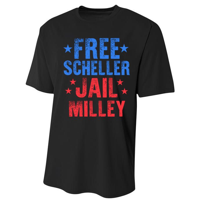 Free Stuart Scheller Jail Milley Performance Sprint T-Shirt