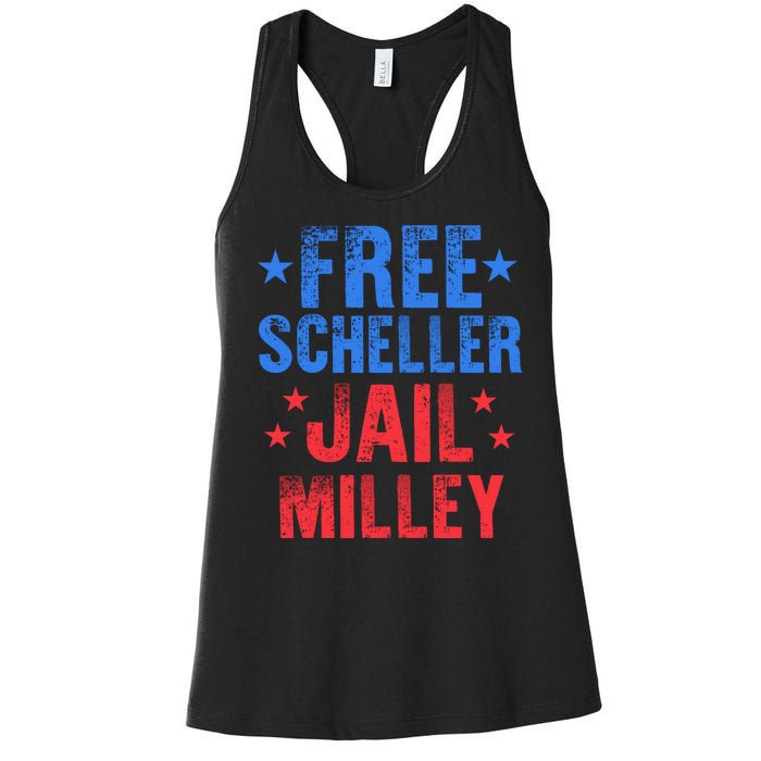 Free Stuart Scheller Jail Milley Women's Racerback Tank