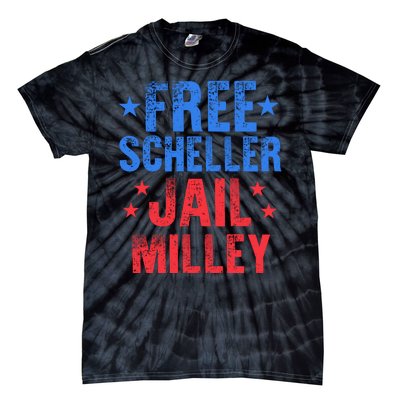 Free Stuart Scheller Jail Milley Tie-Dye T-Shirt