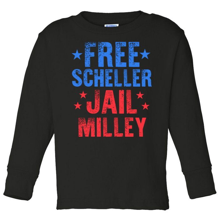 Free Stuart Scheller Jail Milley Toddler Long Sleeve Shirt