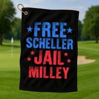 Free Stuart Scheller Jail Milley Golf Towel