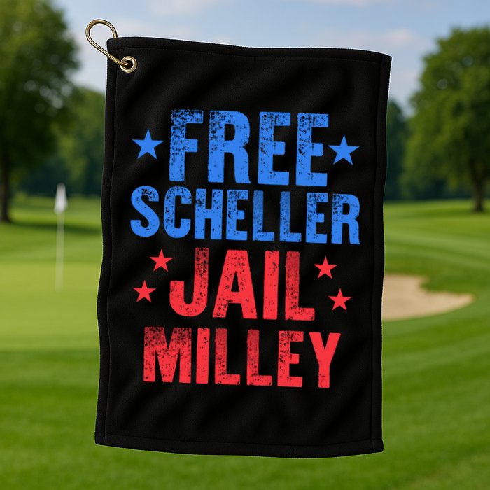 Free Stuart Scheller Jail Milley Golf Towel
