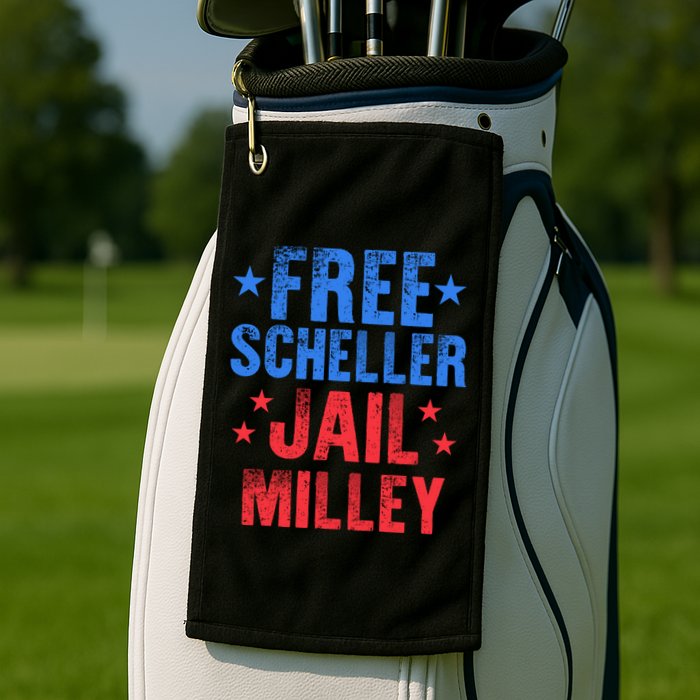 Free Stuart Scheller Jail Milley Golf Towel