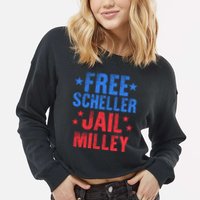 Free Stuart Scheller Jail Milley Cropped Pullover Crew
