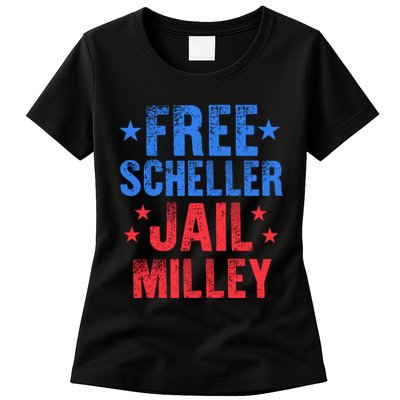 Free Stuart Scheller Jail Milley Womens T-Shirt