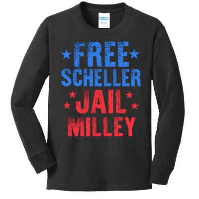 Free Stuart Scheller Jail Milley Kids Long Sleeve Shirt