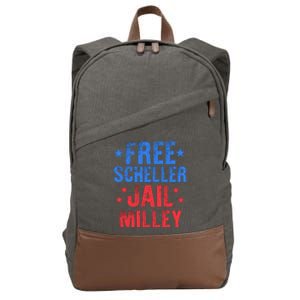 Free Stuart Scheller Jail Milley Cotton Canvas Backpack