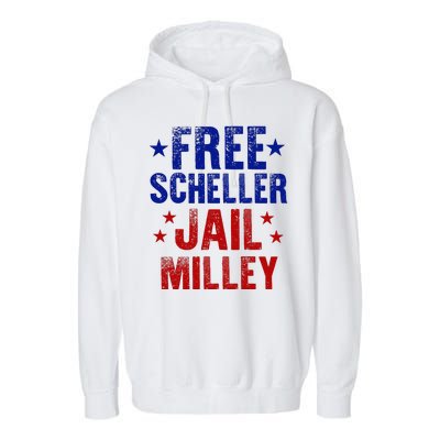 Free Stuart Scheller Jail Milley Garment-Dyed Fleece Hoodie