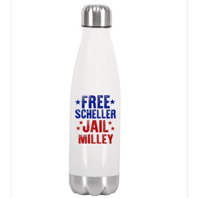 Free Stuart Scheller Jail Milley Stainless Steel Insulated Water Bottle