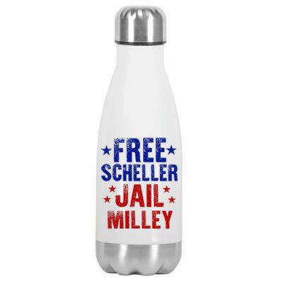 Free Stuart Scheller Jail Milley Stainless Steel Insulated Water Bottle