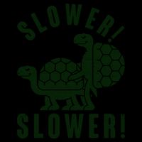 Funny Slower Slower Two Turtles 16oz Travel Tumbler
