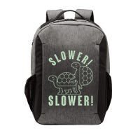 Funny Slower Slower Two Turtles Vector Backpack
