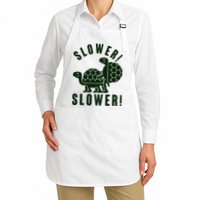Funny Slower Slower Two Turtles Apron