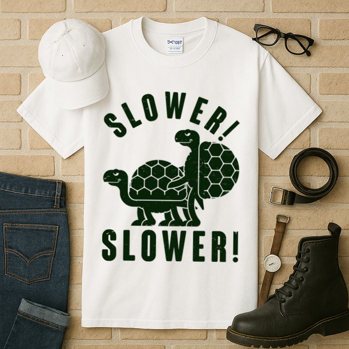 Funny Slower Slower Two Turtles Tall T-Shirt