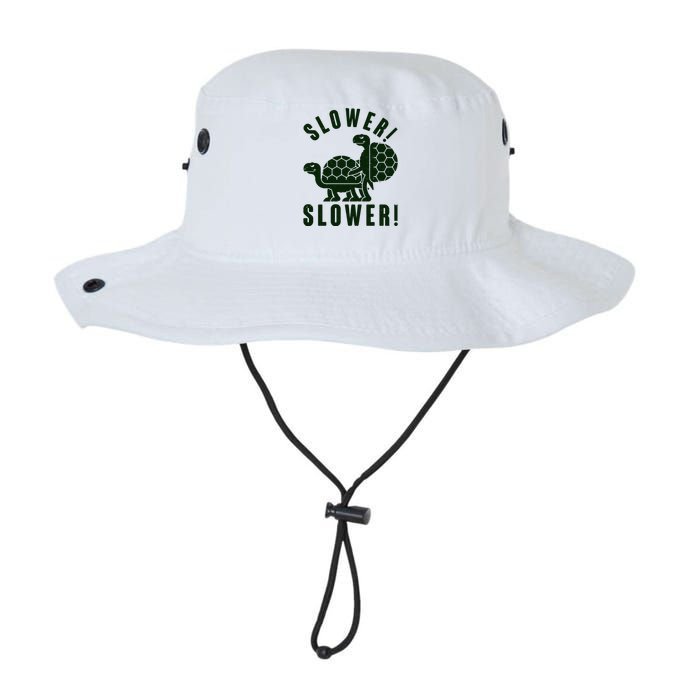 Funny Slower Slower Two Turtles Legacy Cool Fit Booney Bucket Hat