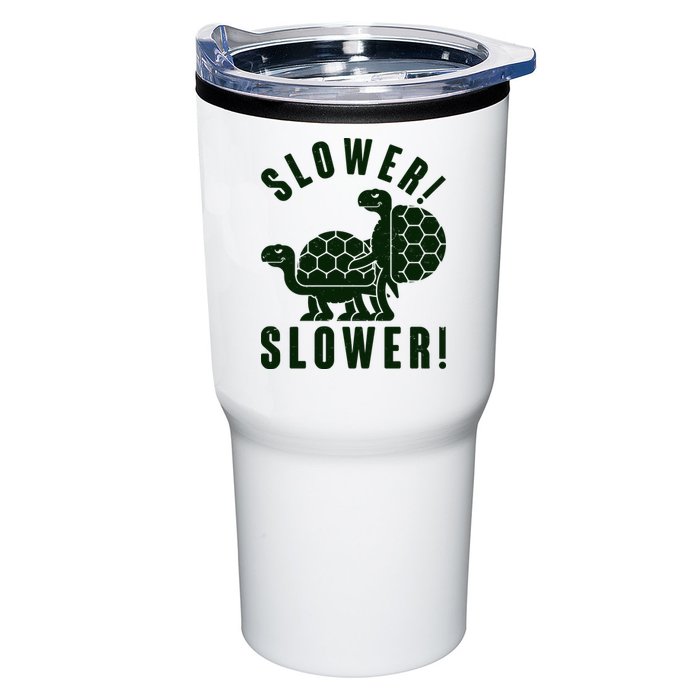Funny Slower Slower Two Turtles Tumbler