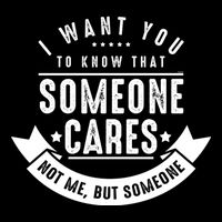 Funny Savage Sarcastic Someone Cares Not Me Drawstring Bag