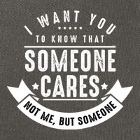 Funny Savage Sarcastic Someone Cares Not Me Cotton Canvas Backpack