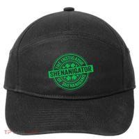 Funny Shenanigator St PatrickS Day Shenanigans Instigator 7-Panel Snapback Hat