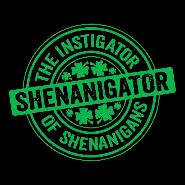 Funny Shenanigator St PatrickS Day Shenanigans Instigator Bucket Hat