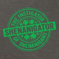 Funny Shenanigator St PatrickS Day Shenanigans Instigator Cotton Canvas Backpack